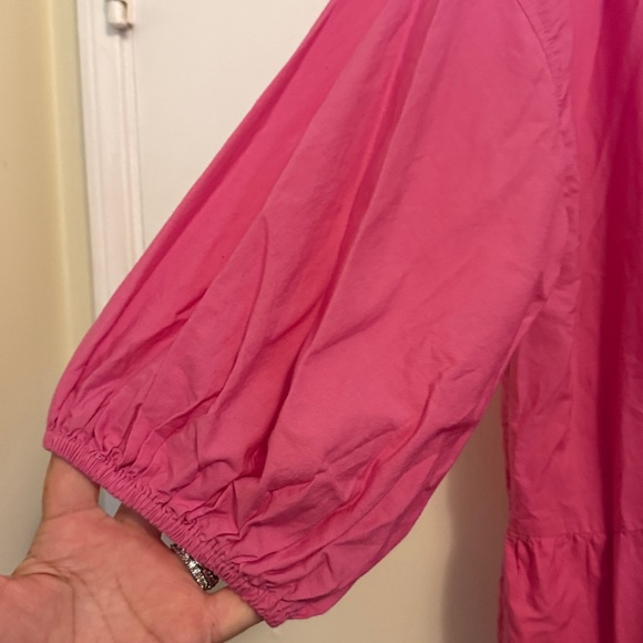 Free People Misha Mini Dress. Casual 3/4 Sleeve Tunic Shirt - Picture 6 of 9